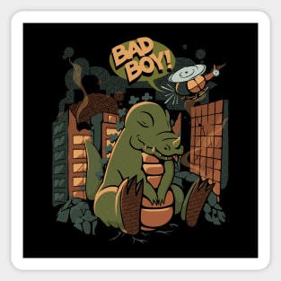 Bad Boy Big Monster by Tobe Fonseca Sticker